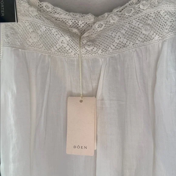 DÔEN organic Cotton Almadia Mini Dress M NWT - Picture 7 of 15